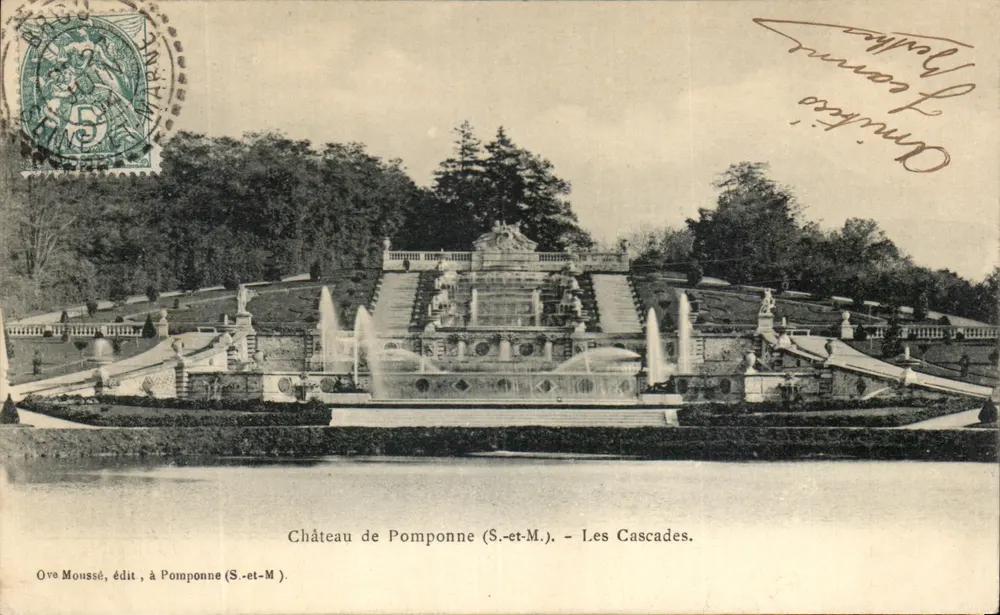 Kasteel van Pomponne (S.-et-M.) — De Waterfalls — Ove Moussé, uitgever in Pomponne (S.-et-M.) - Voorkant