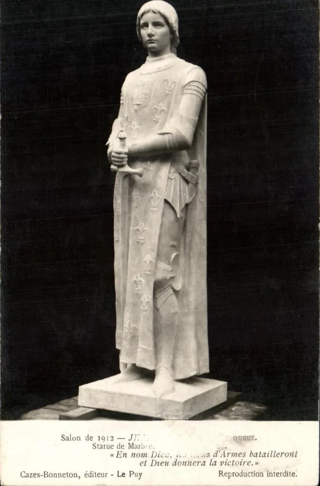 Estátua de mármore — Salão de 1912 — Cazes-Bonneton, editor - Le Puy - Frente