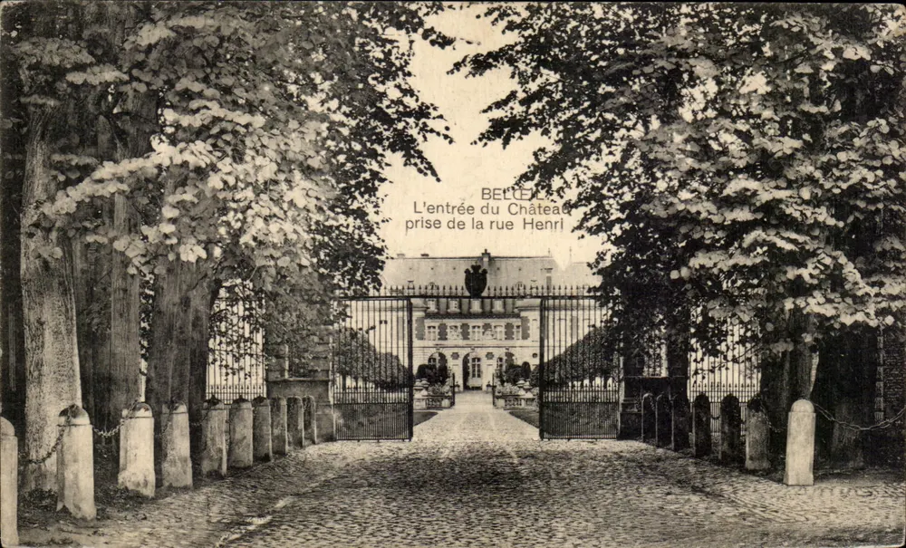 Bellel — Ansicht des Schlosses von der Henri-Straße — Edition G. Dath - Vorderseite