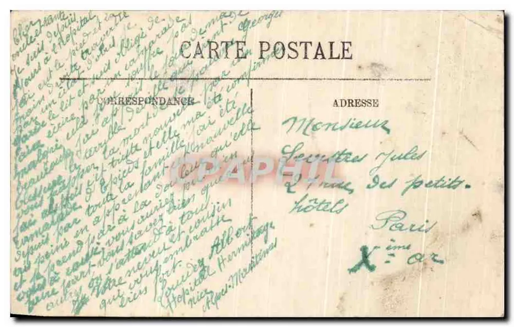 Die Côte d'Azur von Nice in Italien — Aufnahme aus dem Flugzeug — LL - Rückseite