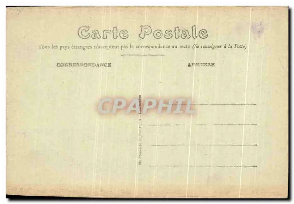 Bellerive-Vichy — Unterbrechende und sprudelnde Quelle — Vulkanisches Phänomen — Photo Edition J. Bouverat — Le Blanc — Châteaubriant - Rückseite