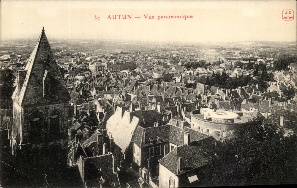 Autun — Panoramische uitzicht — J.C. AUTUN, n°37 - Voorkant