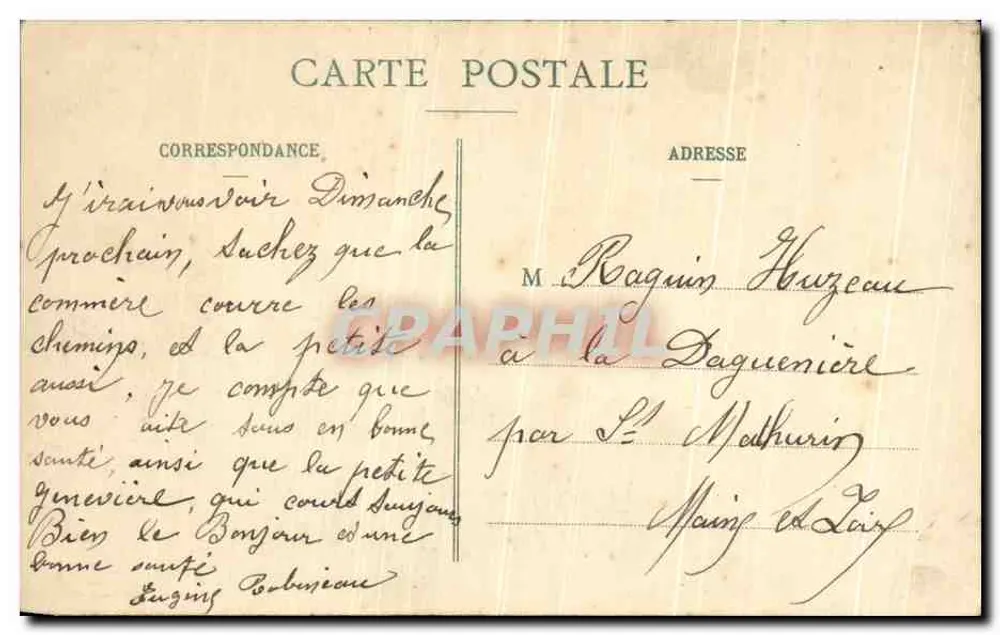 Angers - Wejście do Zamek — L. V., pbot. n°78 - Rewers
