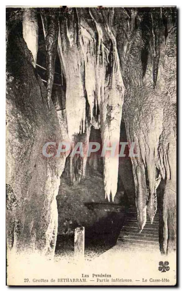 Os Pirineus — Grutas de BETHARRAM — Parte inferior — O Quebra-Cabeça - Frente