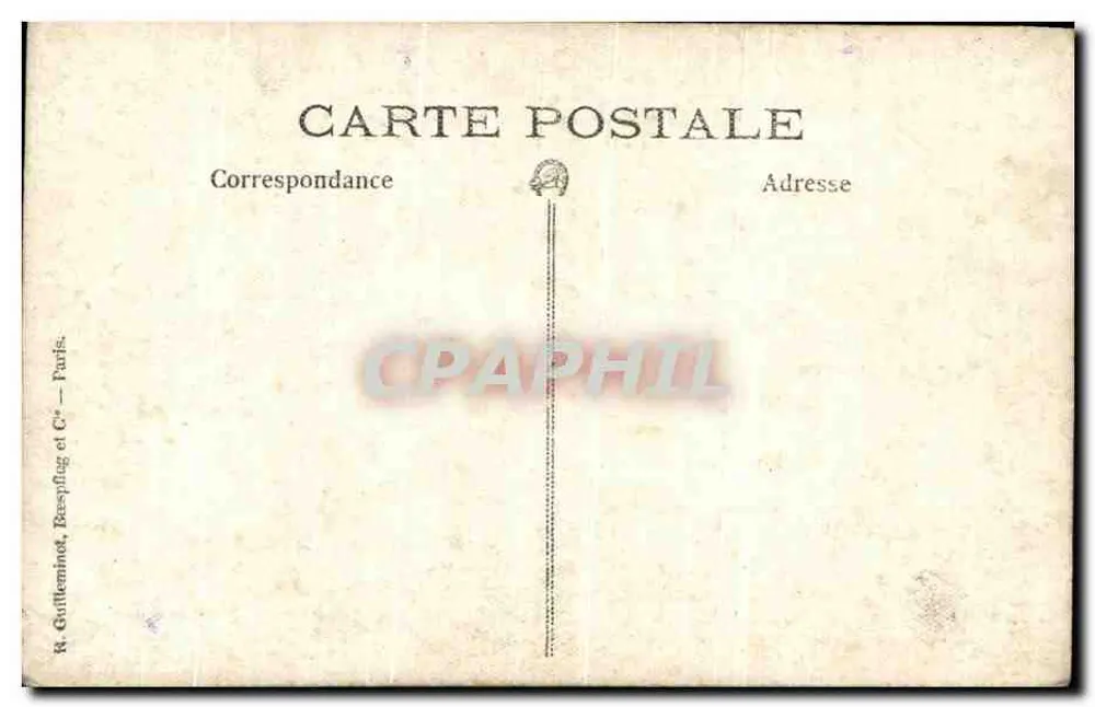Soldat in Uniform — auf Balkon posierend — R. Gofflemimot, Bassefling et Cie, Paris - Rückseite