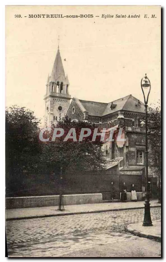 Montreuil-sous-Bois — Kirche Saint-André — E. M. n° 949 - Vorderseite