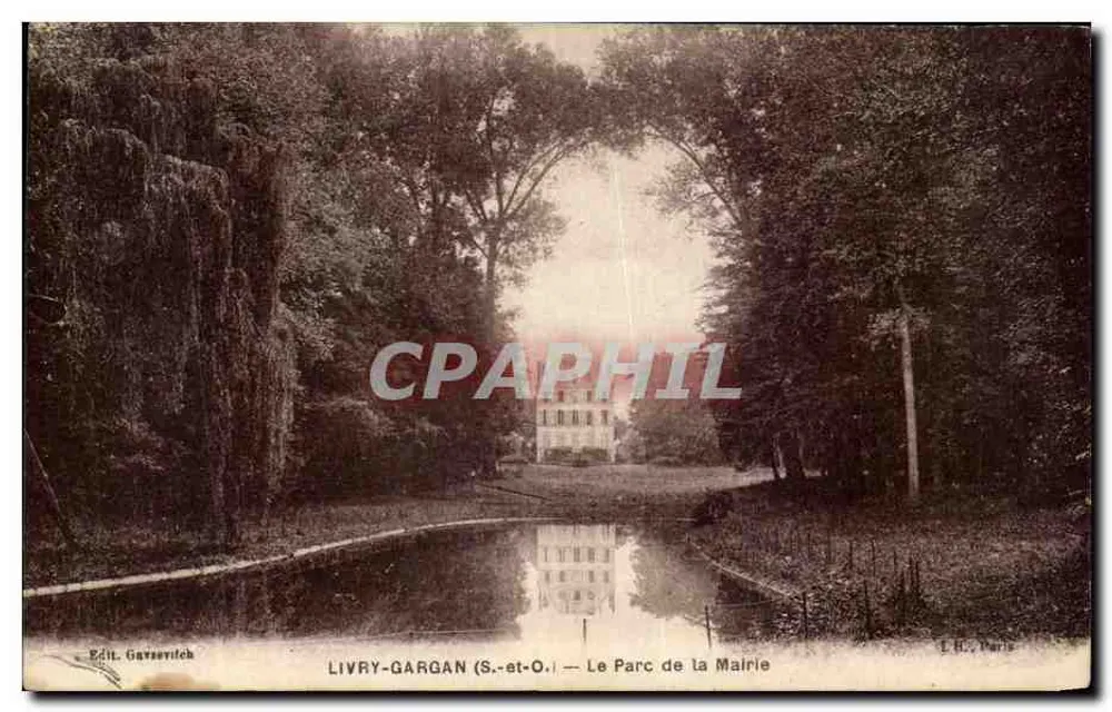 LIVRY-GARGAN (S.-et-O.) — Der Rathauspark — Gatsévitch Verlag - Vorderseite