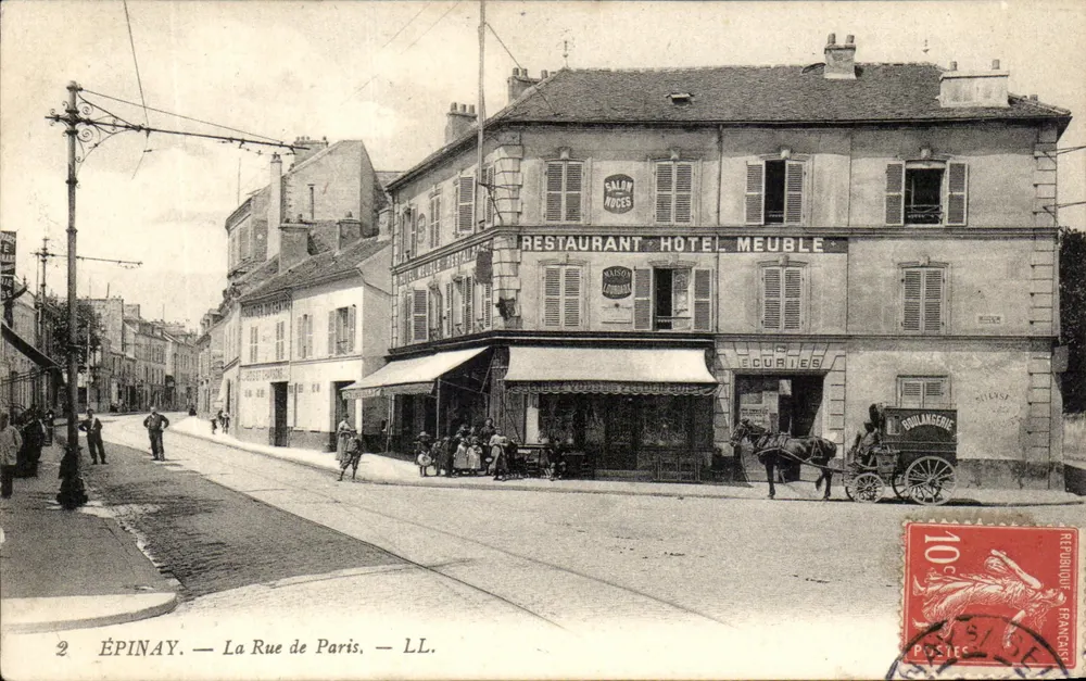 ÉPINAY — Die Straße von Paris — LL. - Vorderseite