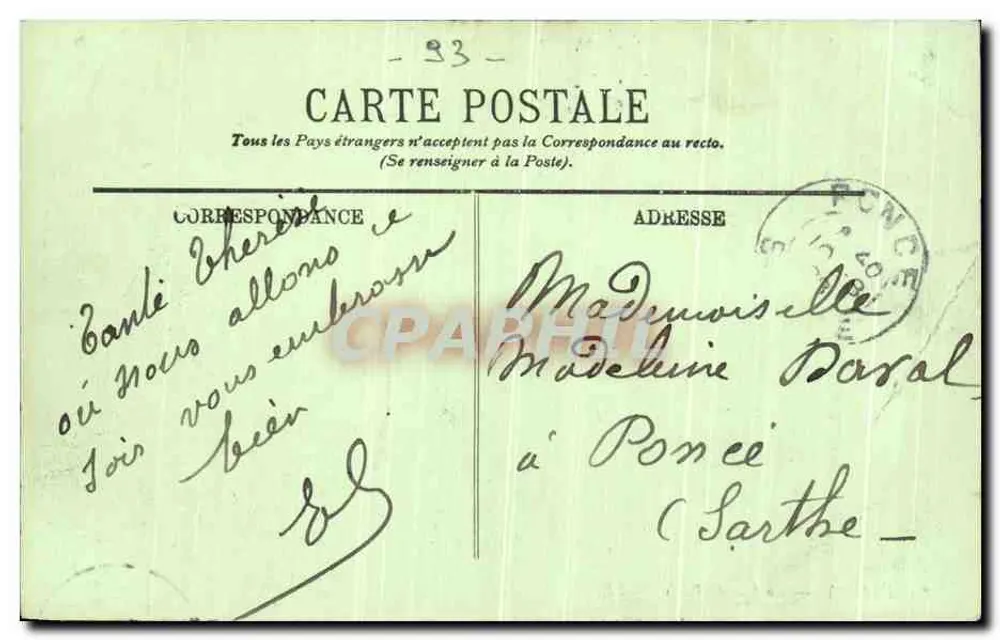 ÉPINAY — Die Straße von Paris — LL. - Rückseite