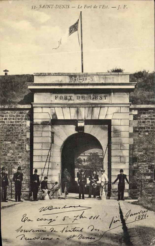 SAINT-DENIS — Le Fort de l'Est — J. F. — n° 53 - Frente