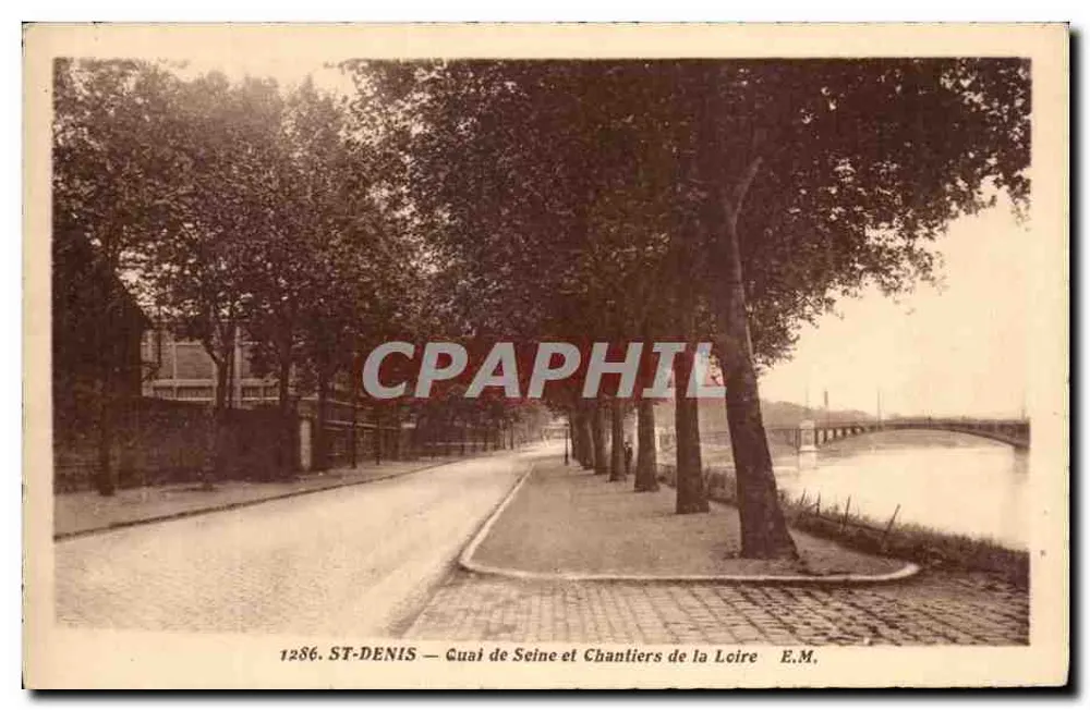 ST-DENIS — Seine-Ufer und Loire-Werft — E.M. n°1286 - Vorderseite