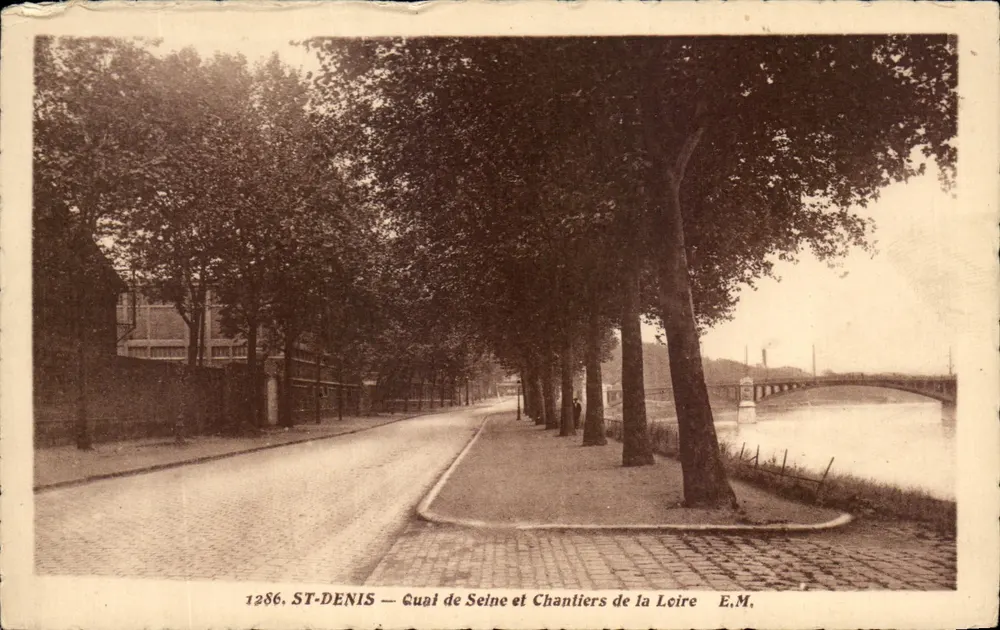 ST-DENIS — Seine-Ufer und Loire-Werft — E.M. n°1286 - Vorderseite