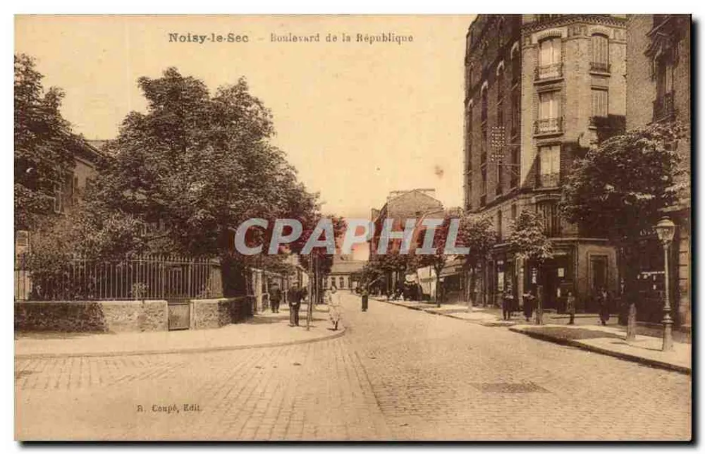 Noisy-le-Sec — Boulevard de la République — R. Coupé, Edit. - Frente