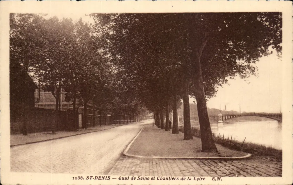 ST-DENIS — Seine-Ufer und Loire-Werften — E.M. - Vorderseite