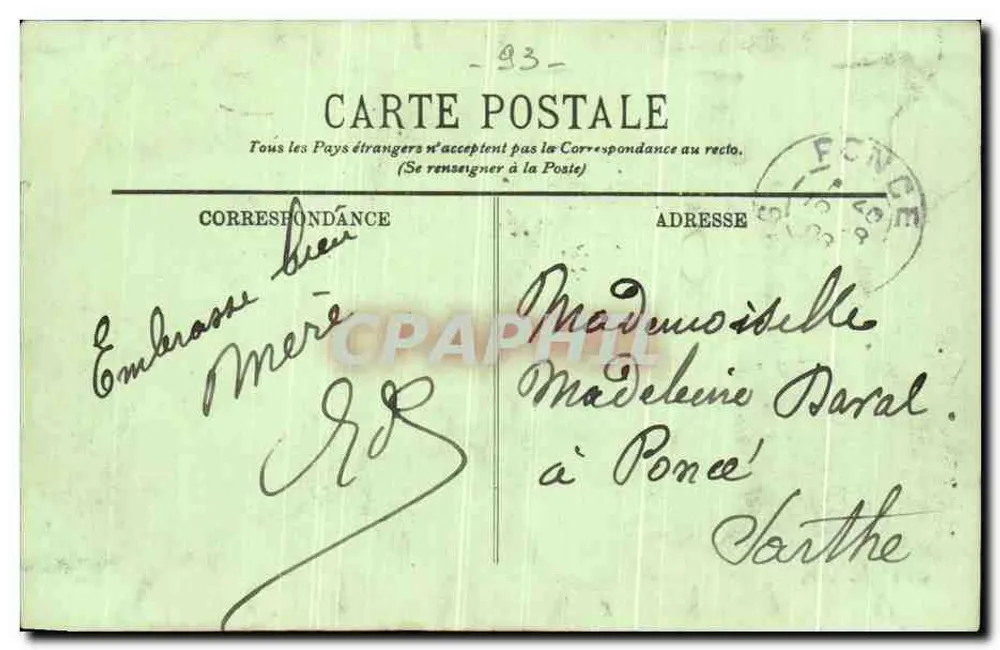 ÉPINAY — A Rue de Paris — LL. - Verso