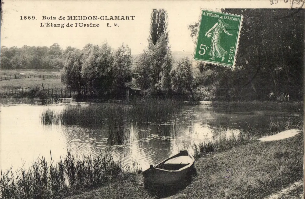 L'Étang de l'Ursine — Bois de Meudon-Clamart — E.M. - Vorderseite