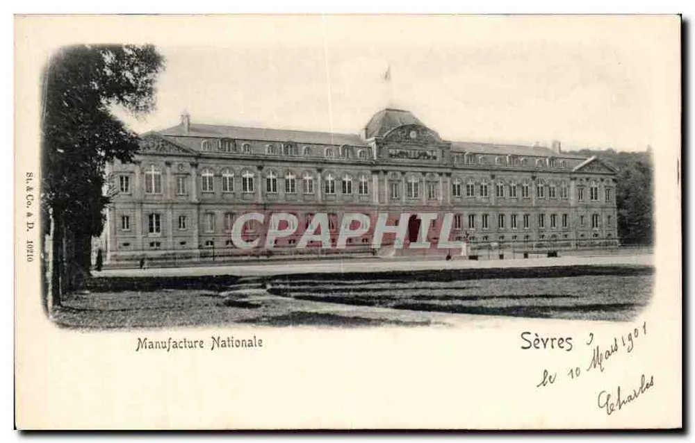 Manufacture Nationale — Sèvres — St. & Co. A. D. 10210 - Recto