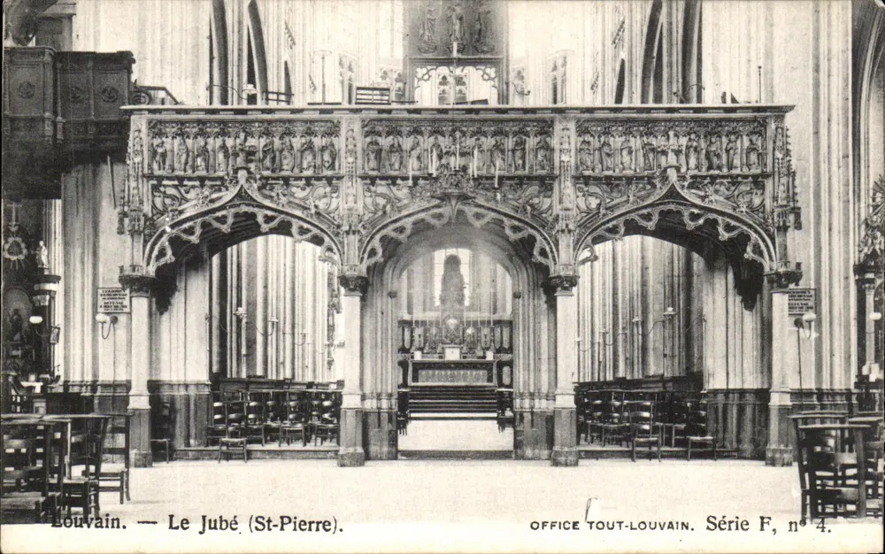 Louvain — O Jubé (São Pedro) — Office Tout-Louvain, Série F, n° 4 - Frente