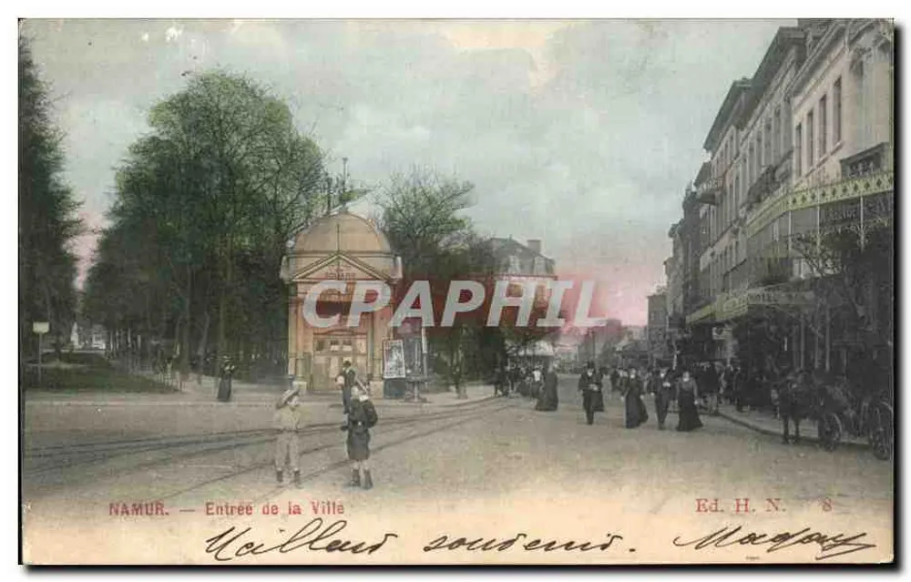 Namur — Entrada da Cidade — Ed. H. N. 8, Magay - Frente