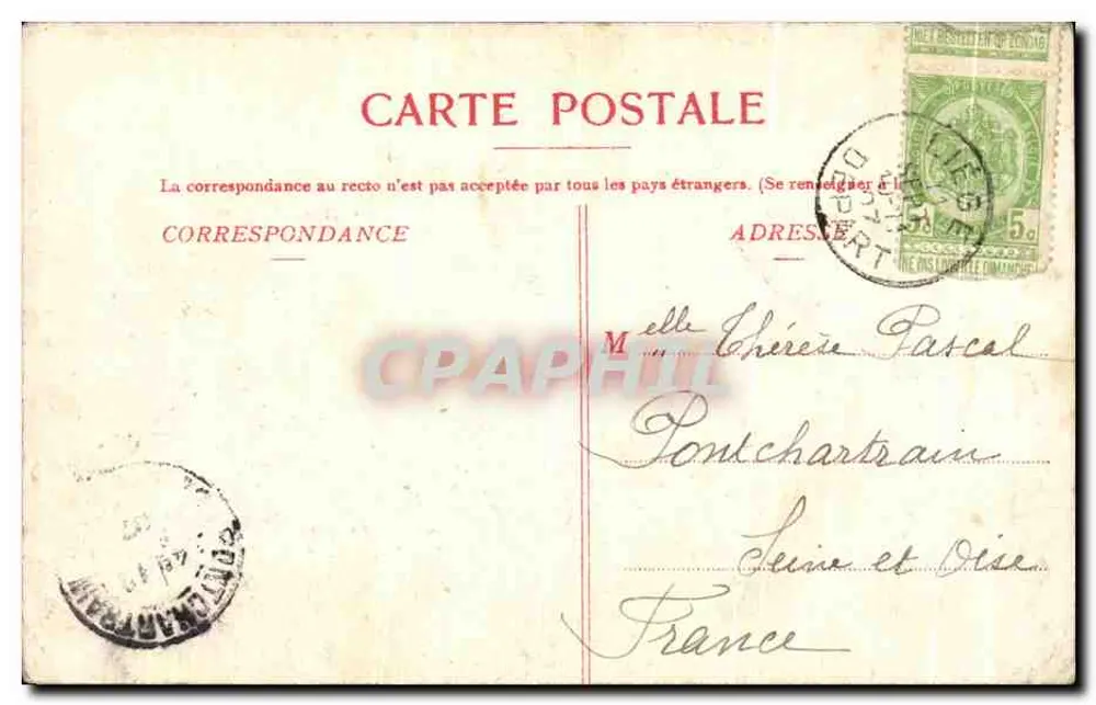 Liège — La Passerelle — editore sconosciuto, numero di serie non visibile - Verso