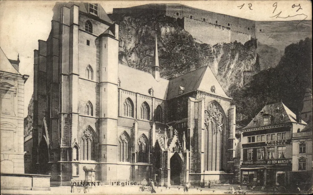 Dinant — A Igreja — Editor Édouard Aunacès, Série Artística No 6 - Frente