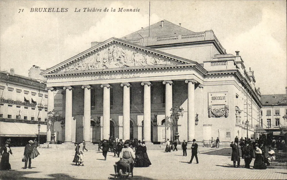 Brüssel — Das Königliche Theater der Münze — Verlag 'Brüssel' n°71 - Vorderseite