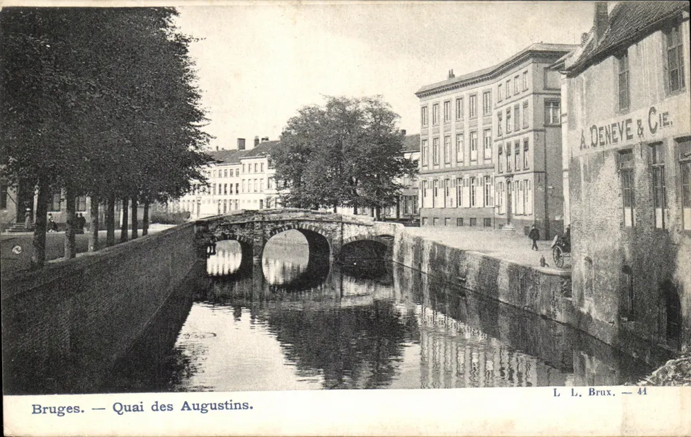 Bruges — Quai dos Augustinos — L. L. Brux. — 44 - Frente