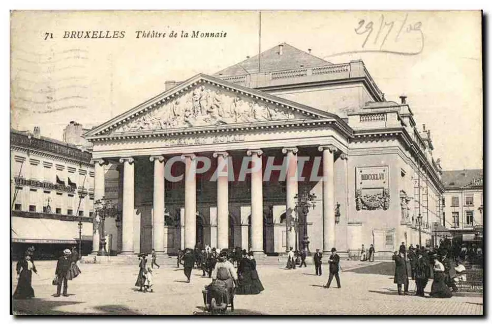 Brüssel - Theater der Münze — n°71 - Vorderseite