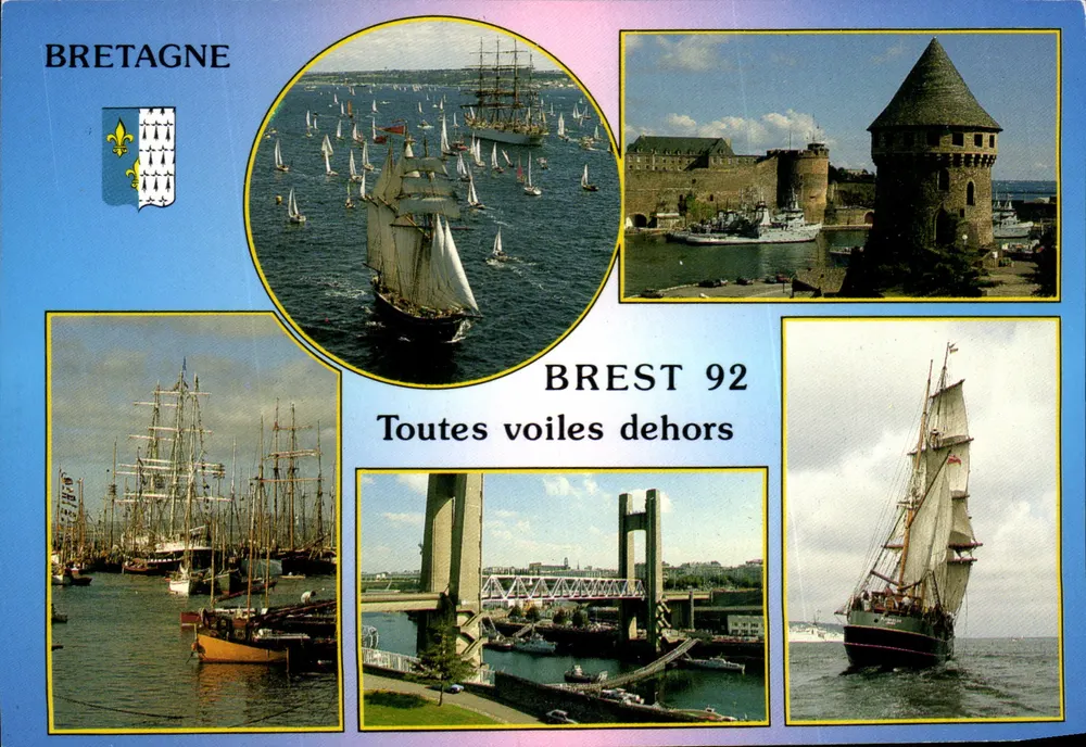 Brest 92 — Todas as velas para fora — Édition YCA - Frente