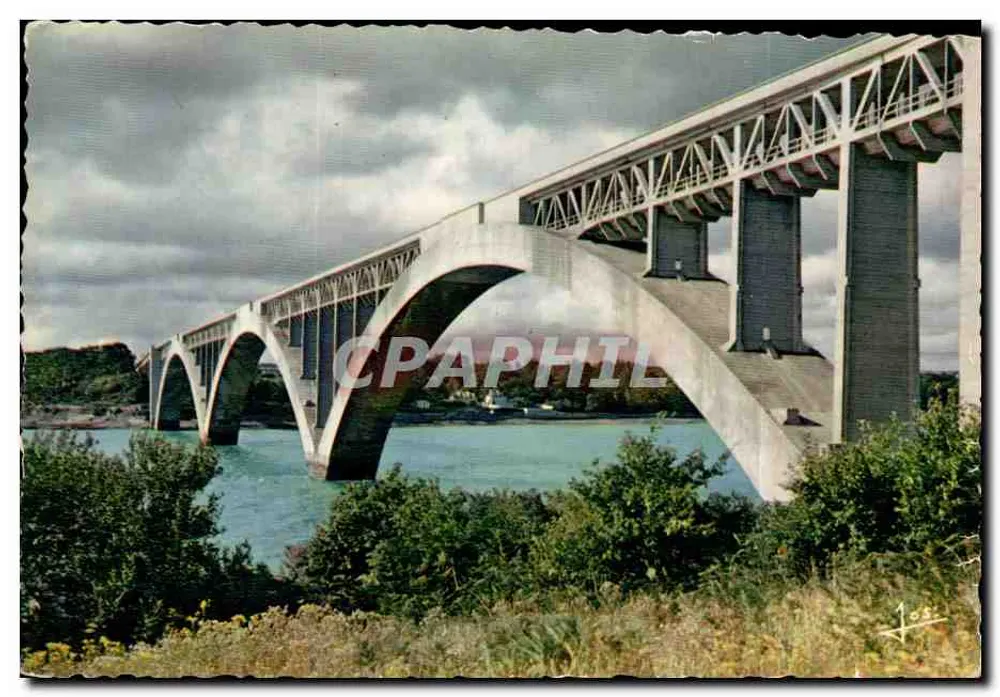 Ponte Albert-Louis — ligando as duas margens do Élorn — editor Ploumagoz - Frente