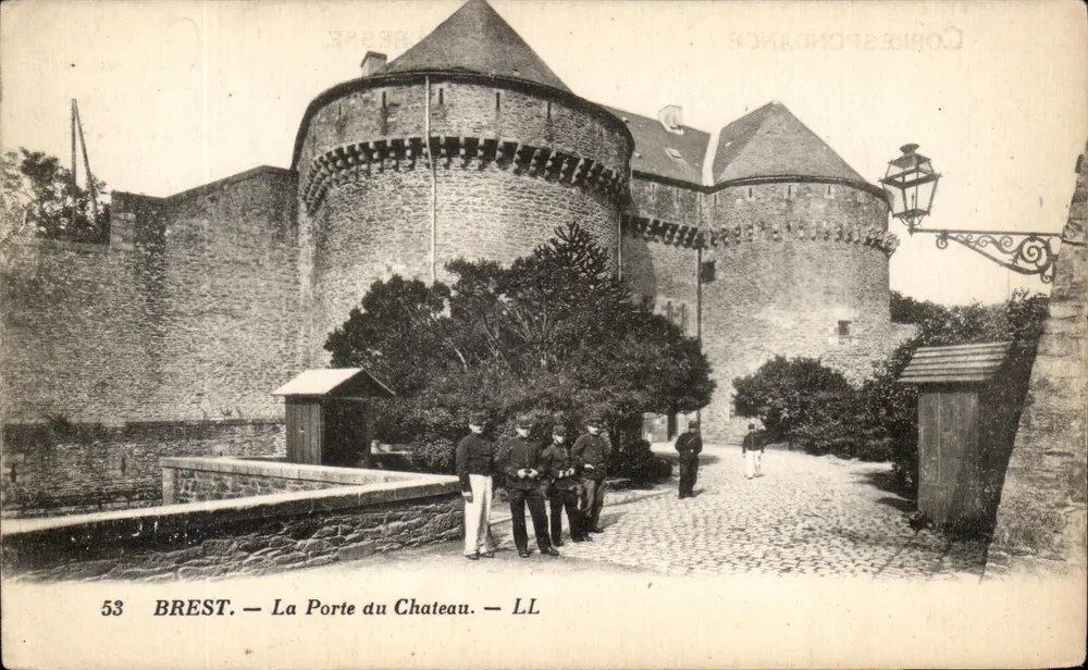 Brest — A Porta do Castelo — LL - Frente