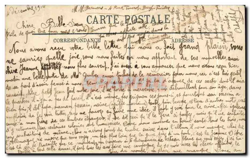 BREST — Die Krone und das "Duguay-Trouin" — LL 138 - Rückseite