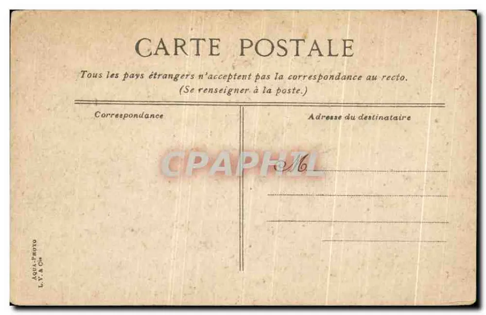Brest — Escola dos Mecânicos — L.Y. & Ch. n° 565 - Verso