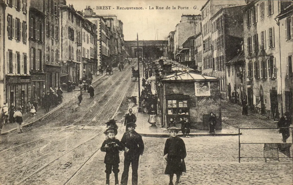 Brest - Recouvrance - La Rue de la Porte - G. F. - Vorderseite