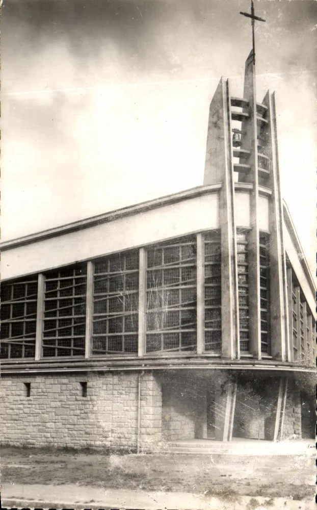 Brest-Saint-Marc — Kapelle Saint-François-d'Assise — Haupteingang (1959) - Vorderseite