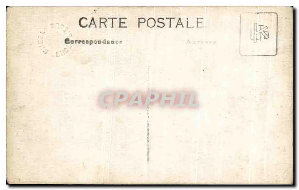 Schwester — Porträtschule — Verlag: B. Pict. (B. Pict. Paris) - Rückseite