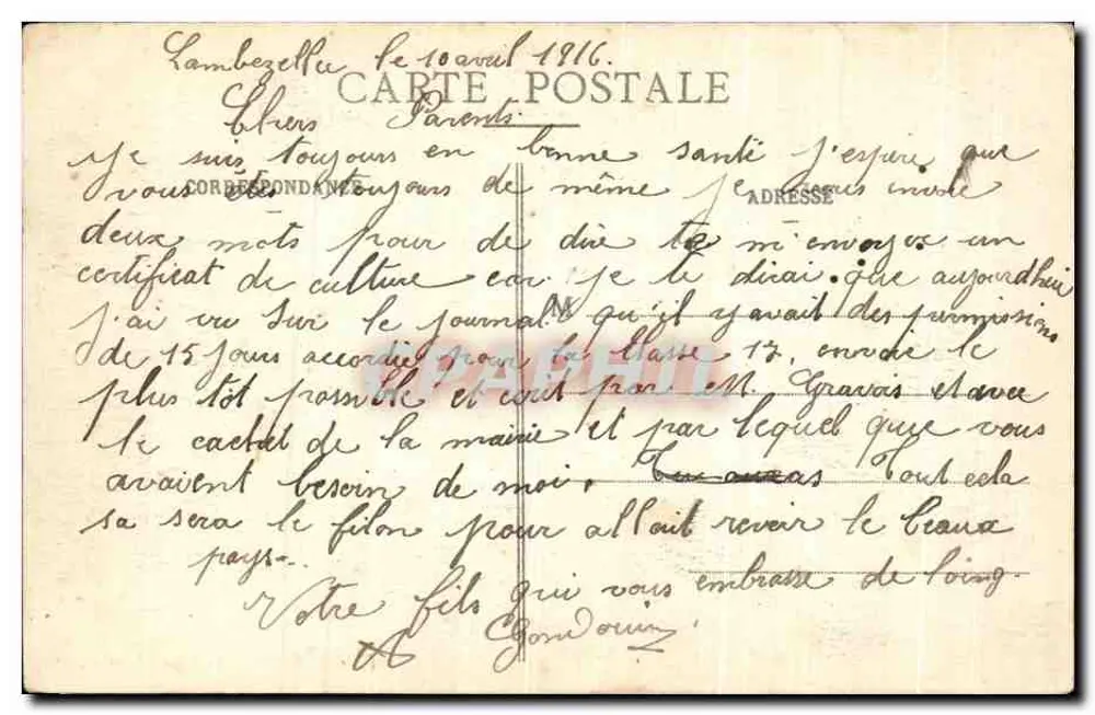 BREST - O Grande Ponte aberto — F. ET C. n°42 - Verso