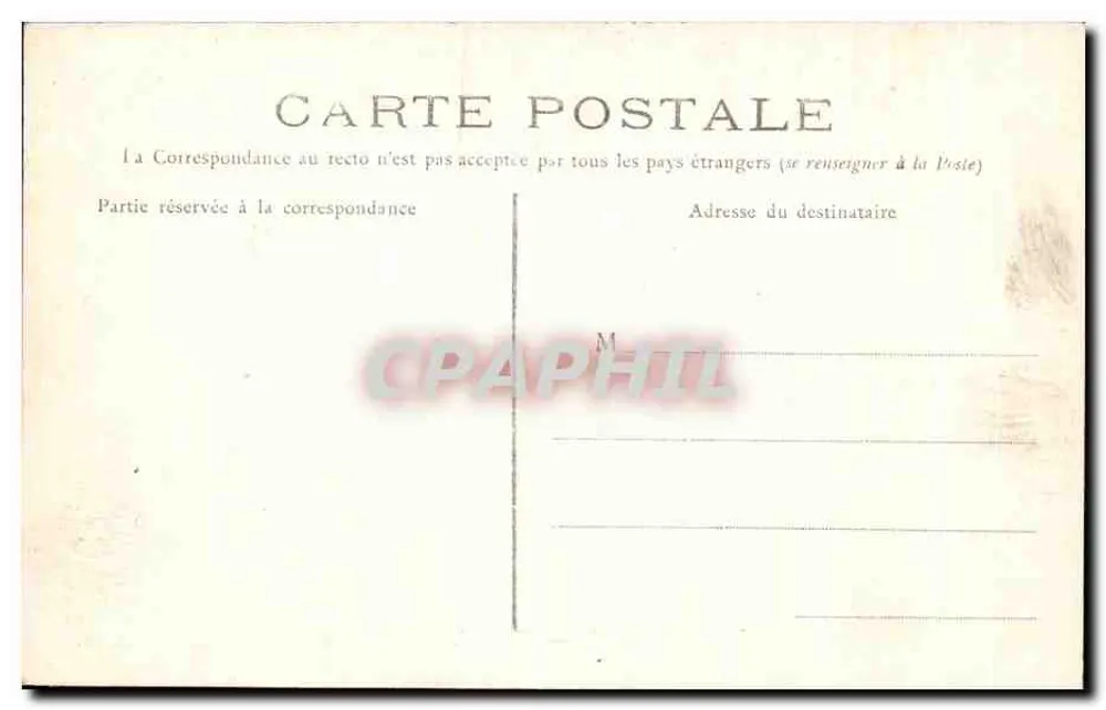 Arredores de BREST — Capela Santa Ana — G. B. - Verso