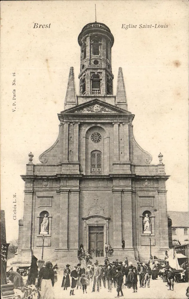 Brest — Igreja de São Luís — V.P. Paris, Número 46 - Frente