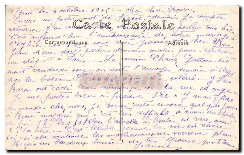 Brest — Cours Dajot i Goulet — ND. Fot. - Rewers