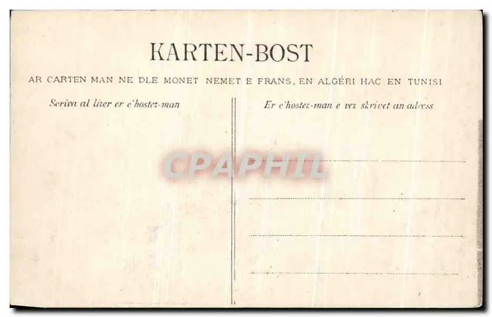 Brest — Die Schlosspforte — Collection Villan Quiniper, n° 382 - Rückseite