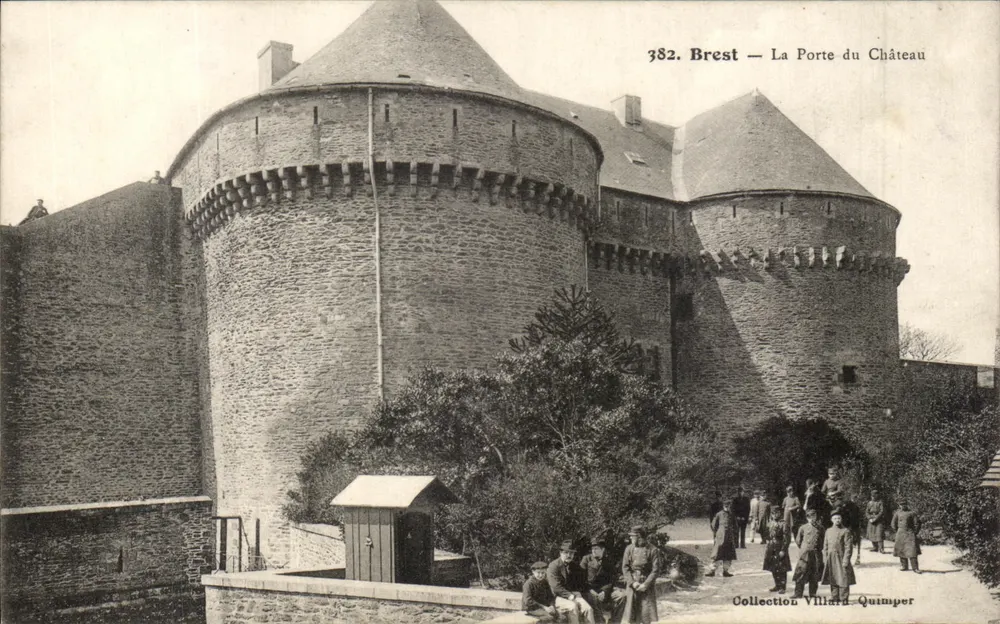 Brest — La Porte du Château — Collection Villard Quimper n°382 - Vorderseite