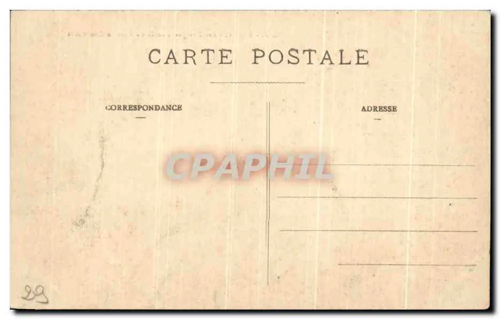 Brest - De toegangspoorten van het Handelshaven — G.B. uitgever - Achterkant