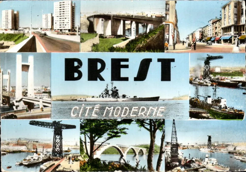 Brest — Cidade Moderna — Éd. d'Art REMA, Brest - Frente