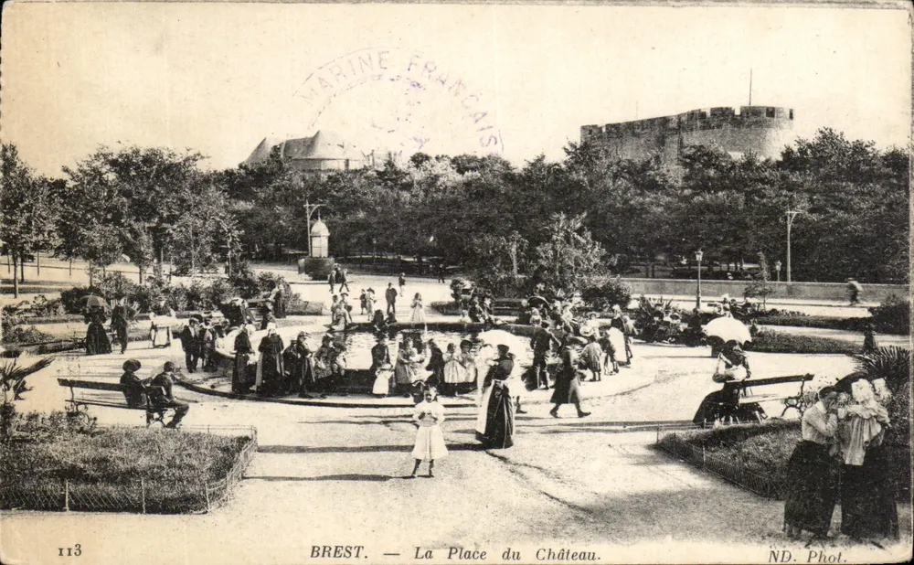 Brest — La Piazza del Castello — ND. Fotografia n°113 - Recto