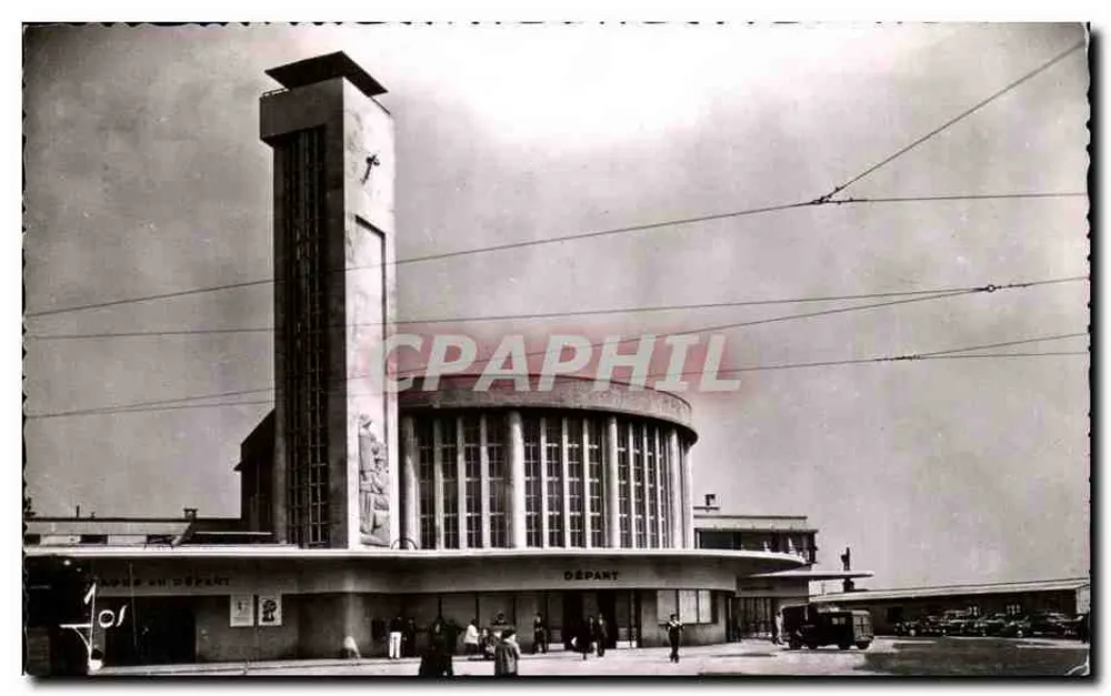 Brest Bahnhof — Turm der Uhr — Éditions d'Art Jos. Chavant - Vorderseite