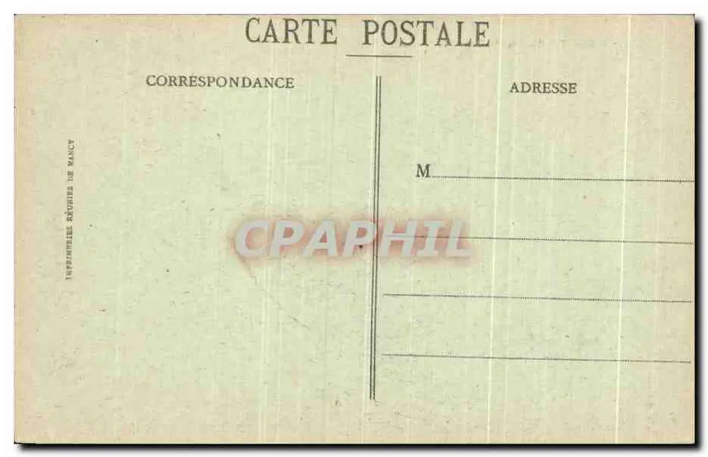 Brest - Ansicht der großen Krane des Arsenal — Imprimerie Réunies de Mancy, n° 117 - Rückseite