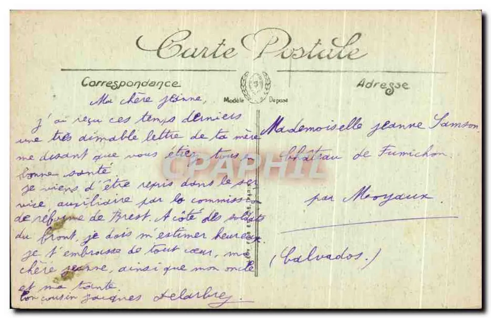 BREST — Vista geral do Porto — L.I. - Verso