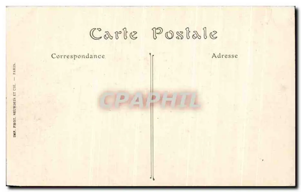 Brest — A Rue de Siam, Prefeitura Marítima — ND. Fot. - Verso