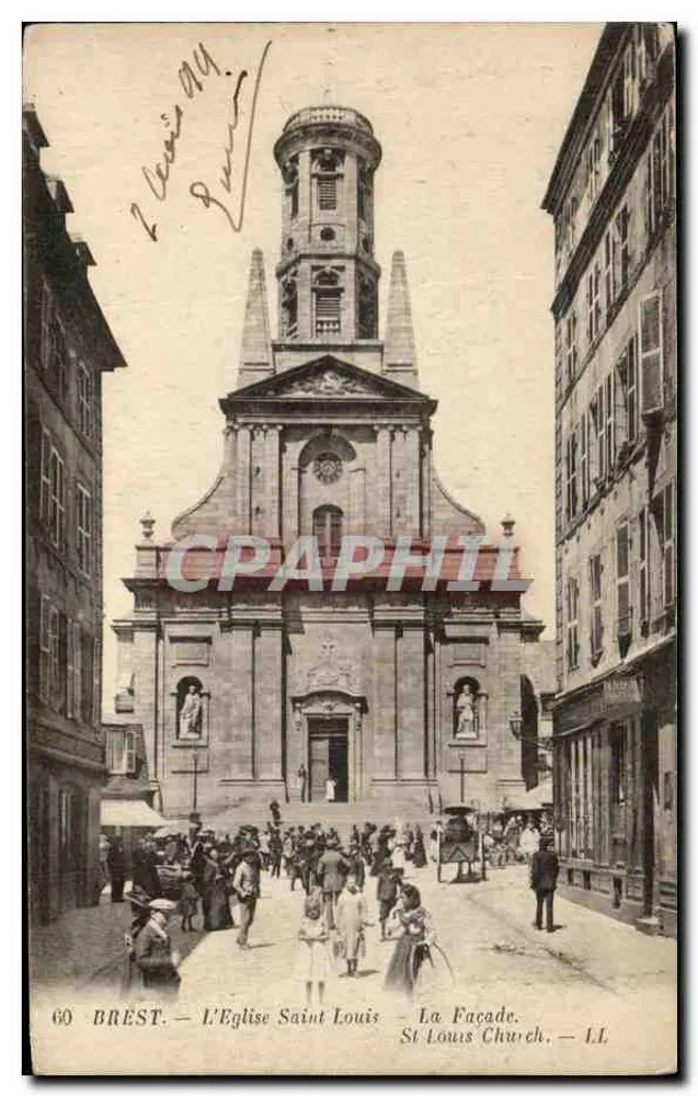 Brest - Die Kirche Saint Louis - Die Fassade - Vorderseite